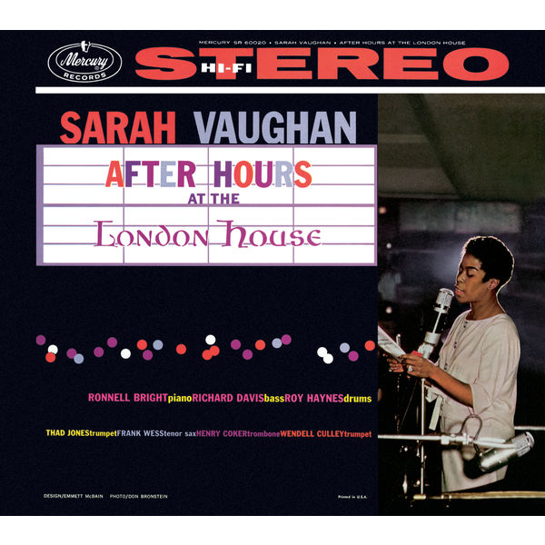 Sarah Vaughan – After Hours At The London House (Live At The London House, Chicago, 1958)(16Bit-44.1kHz)-OppsUpro音乐帝国