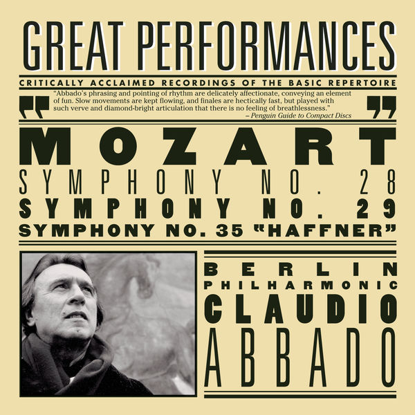 Claudio Abbado – Mozart Symphonies Nos. 28, 29 & 35(16Bit-44.1kHz)-OppsUpro音乐帝国