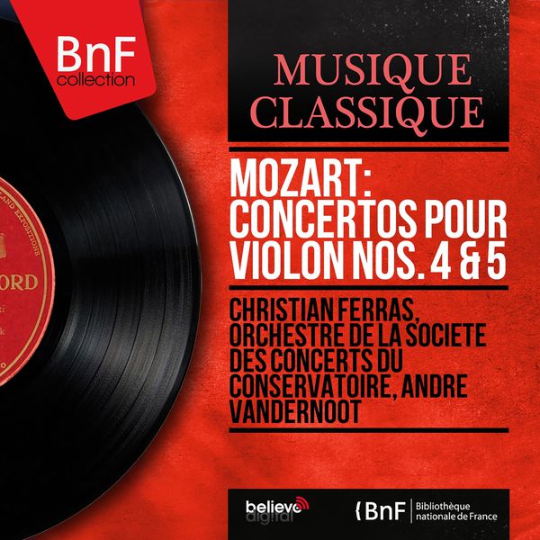 Christian Ferras – Mozart Concertos pour violon Nos. 4 & 5 (Stereo Version)(24Bit-96kHz)-OppsUpro音乐帝国