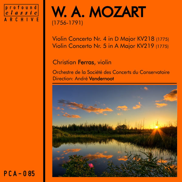 Christian Ferras – Mozart Violin Concertos No. 4 in D Major, K. 218 & No. 5 in A Major, K. 219(16Bit-44.1kHz)-OppsUpro音乐帝国