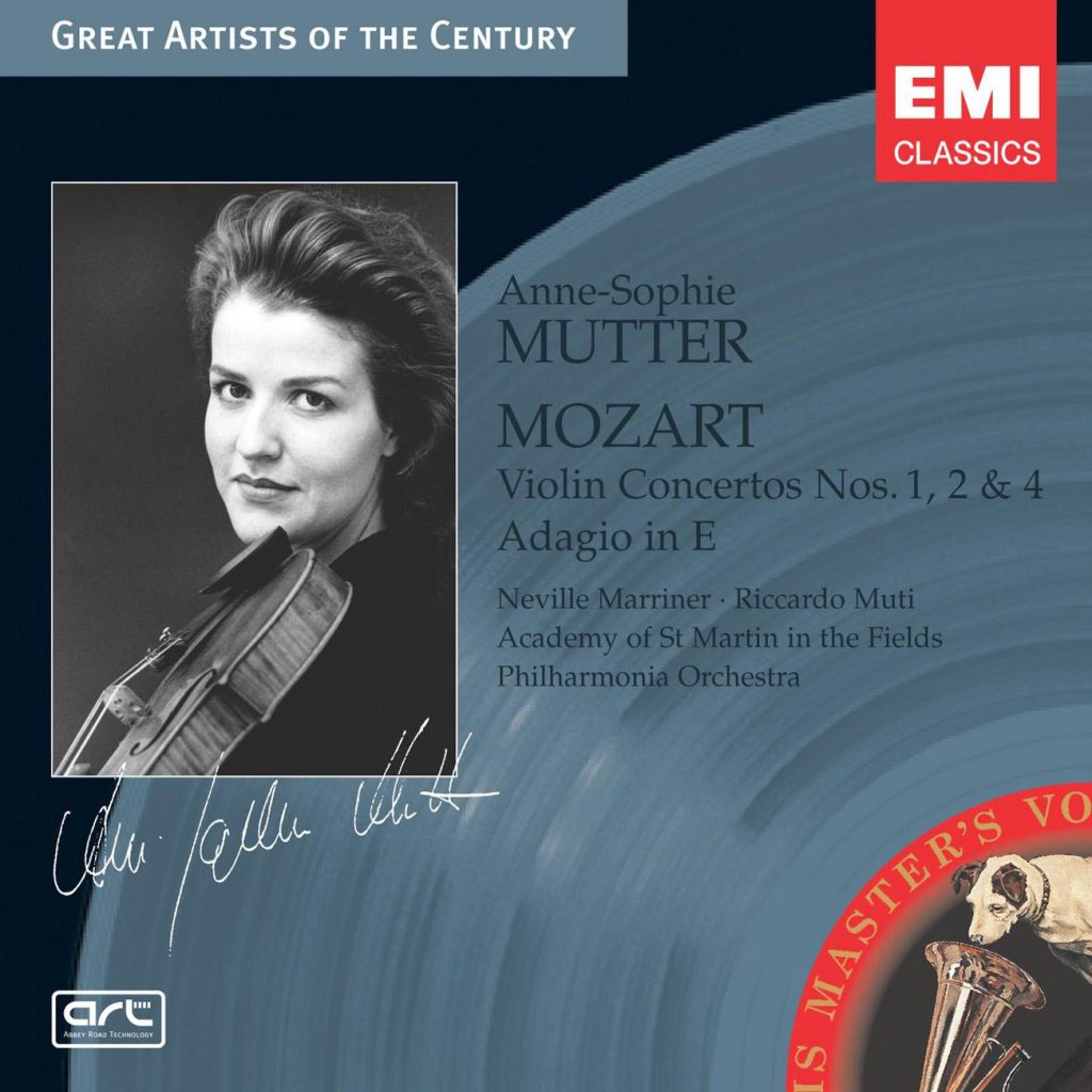 Anne-Sophie Mutter – Mozart： Violin Concertos Nos. 1, 2 ＆ 4 – Adagio in E Major, K. 261【44.1kHz／16bit】英国区-OppsUpro音乐帝国