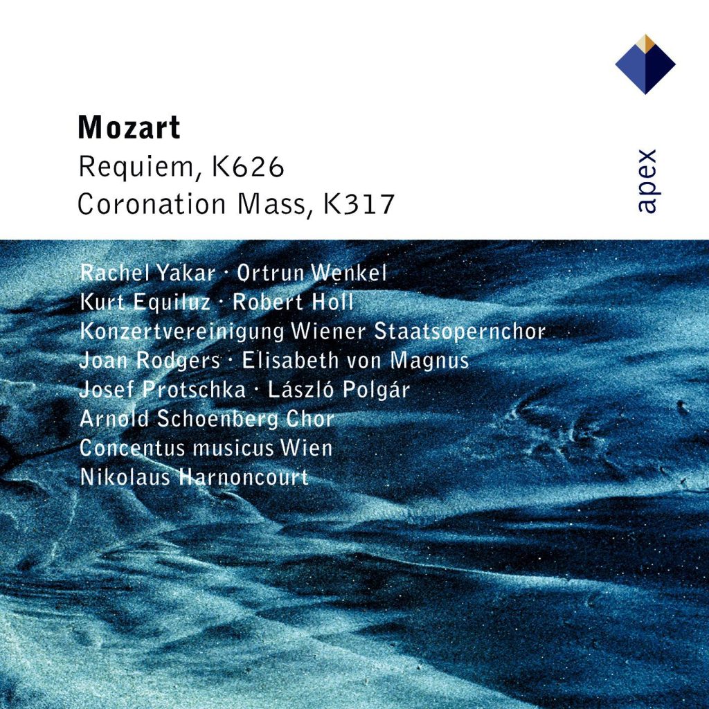 Nikolaus Harnoncourt – Mozart ： Requiem ＆ Mass No.16, ＇Coronation＇ (- Apex)【44.1kHz／16bit】法国区-OppsUpro音乐帝国