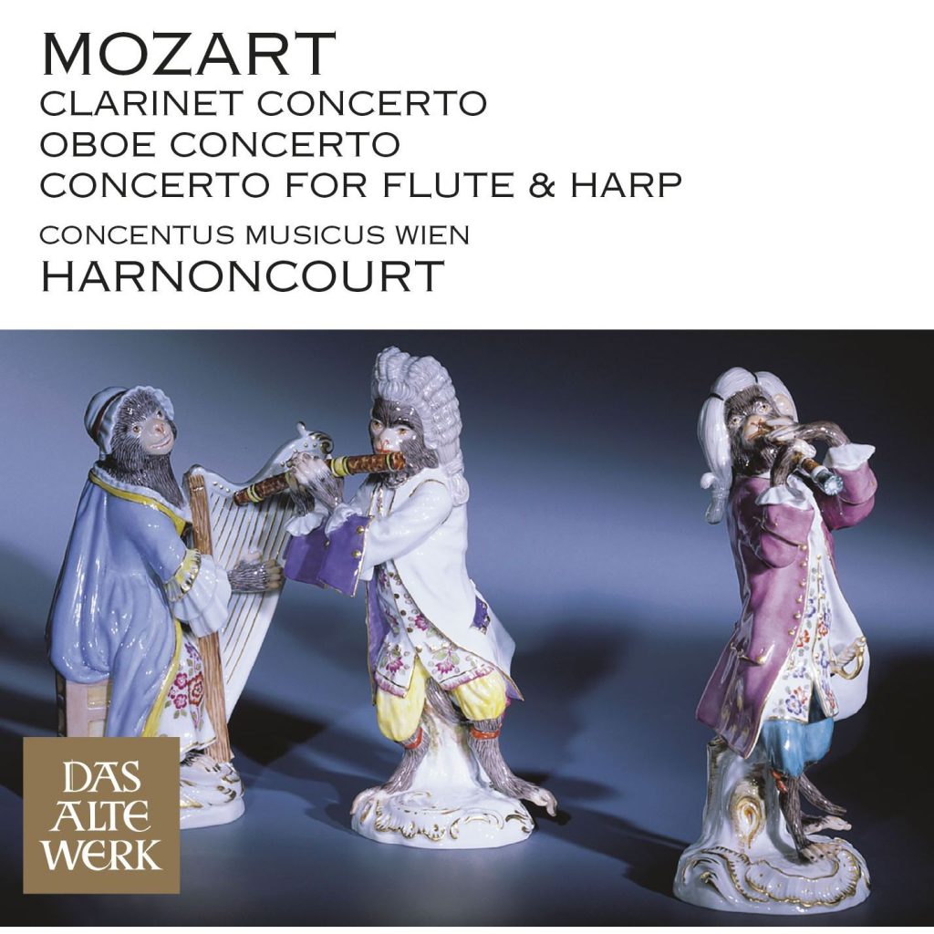 Nikolaus Harnoncourt – Mozart： Clarinet Concerto, Oboe Concerto ＆ Concerto for Flute and Harp (DAW 50)【44.1kHz／16bit】法国区-OppsUpro音乐帝国