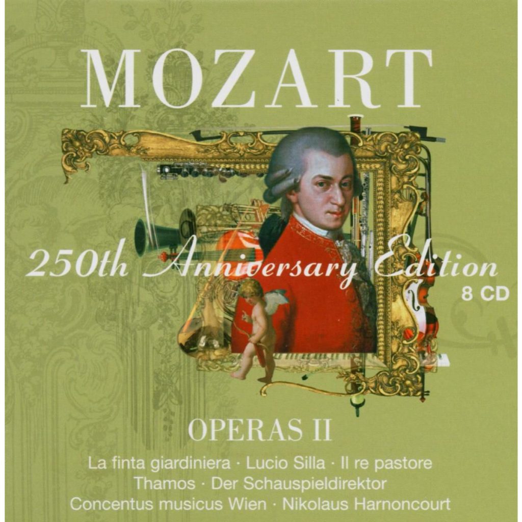 Nikolaus Harnoncourt – Mozart ： Operas Vol.2 [La finta giardiniera, Lucio Silla, Il re pastore, Thamos, Der Schauspieldirektor]【44.1kHz／16bit】法国区-OppsUpro音乐帝国