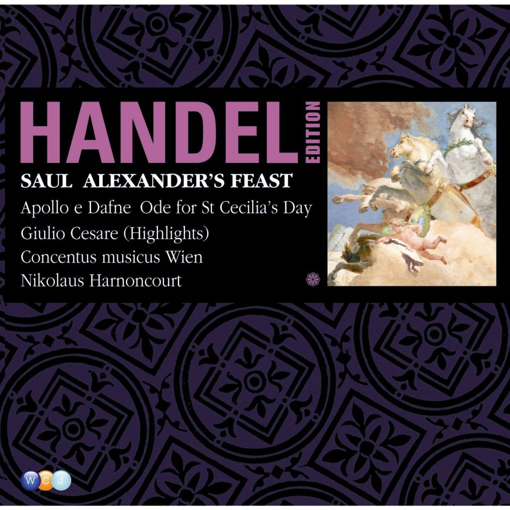 Nikolaus Harnoncourt – Handel Edition Volume 7 – Saul, Alexander＇s feast, Ode for St Cecilia＇s Day, Utrecht Te Deum, Apollo e Dafne, Giulio CesareⒺ【44.1kHz／16bit】法国区-OppsUpro音乐帝国