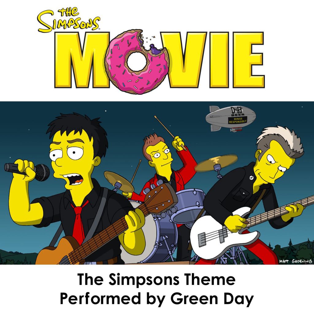 Green Day – The Simpsons Theme (DMD Single)【44.1kHz／16bit】法国区-OppsUpro音乐帝国