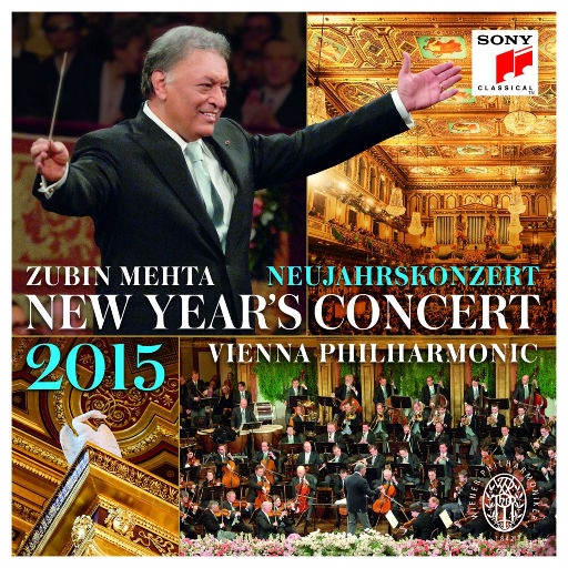 Zubin Mehta,Wiener Philharmoniker – 2015维也纳新年音乐会 (祖宾·梅塔,维也纳爱乐乐团)-OppsUpro音乐帝国