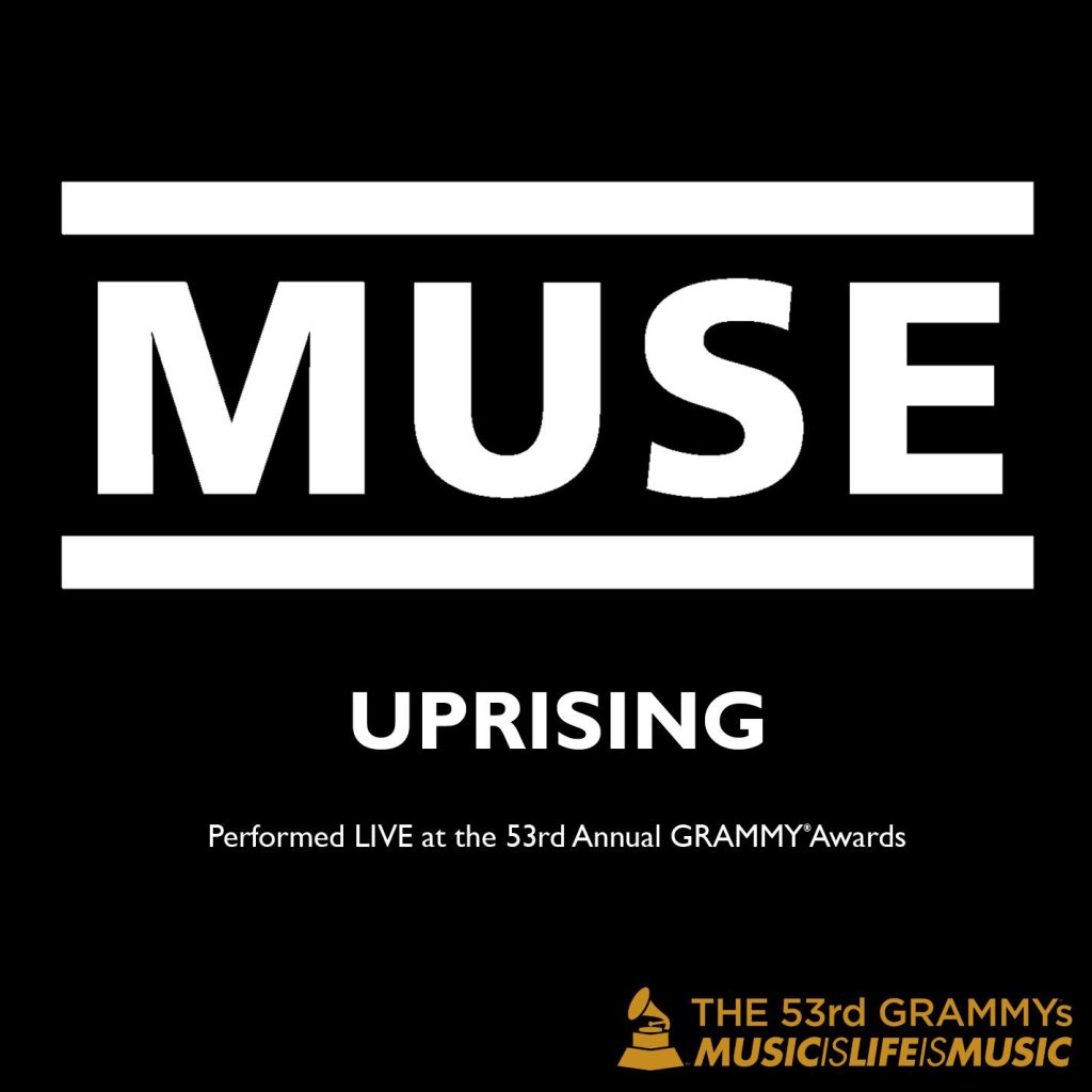 Muse – Uprising (Live at the 53rd Annual Grammy Awards)【44.1kHz／16bit】西班牙区-OppsUpro音乐帝国