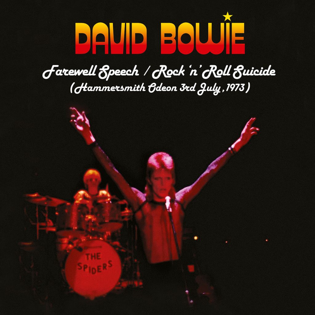 David Bowie – Farewell Speech／Rock ＇n＇ Roll Suicide (Live at Hammersmith Odeon, 3rd July, 1973)【44.1kHz／16bit】加拿大区-OppsUpro音乐帝国