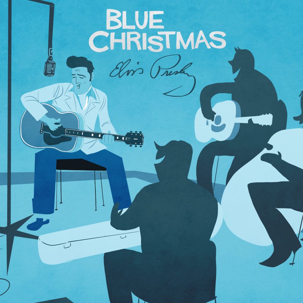 Elvis Presley – Blue Christmas【44.1kHz／16bit】法国区-OppsUpro音乐帝国