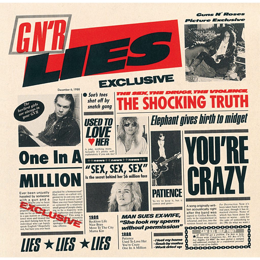 Guns N’ Roses – G N＇ R LiesⒺ【44.1kHz／16bit】英国区-OppsUpro音乐帝国