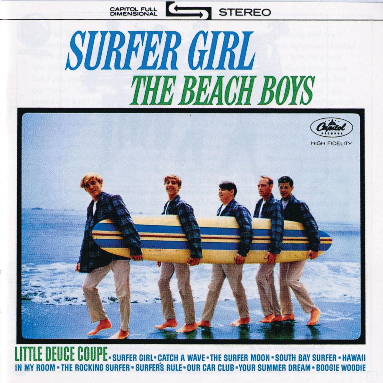 The Beach Boys – Surfer Girl (Remastered)【44.1kHz／16bit】意大利区-OppsUpro音乐帝国