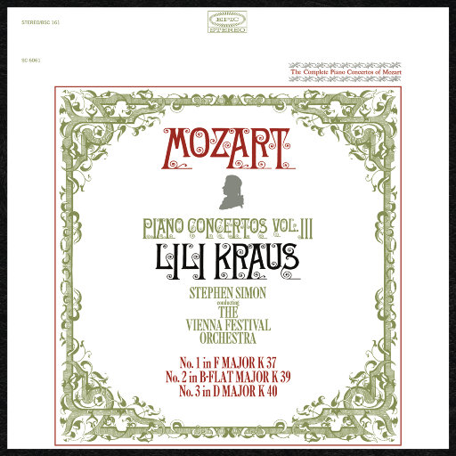 Lili Kraus – 莫扎特：钢琴与管弦乐团协奏曲 Nos. 1-3-OppsUpro音乐帝国