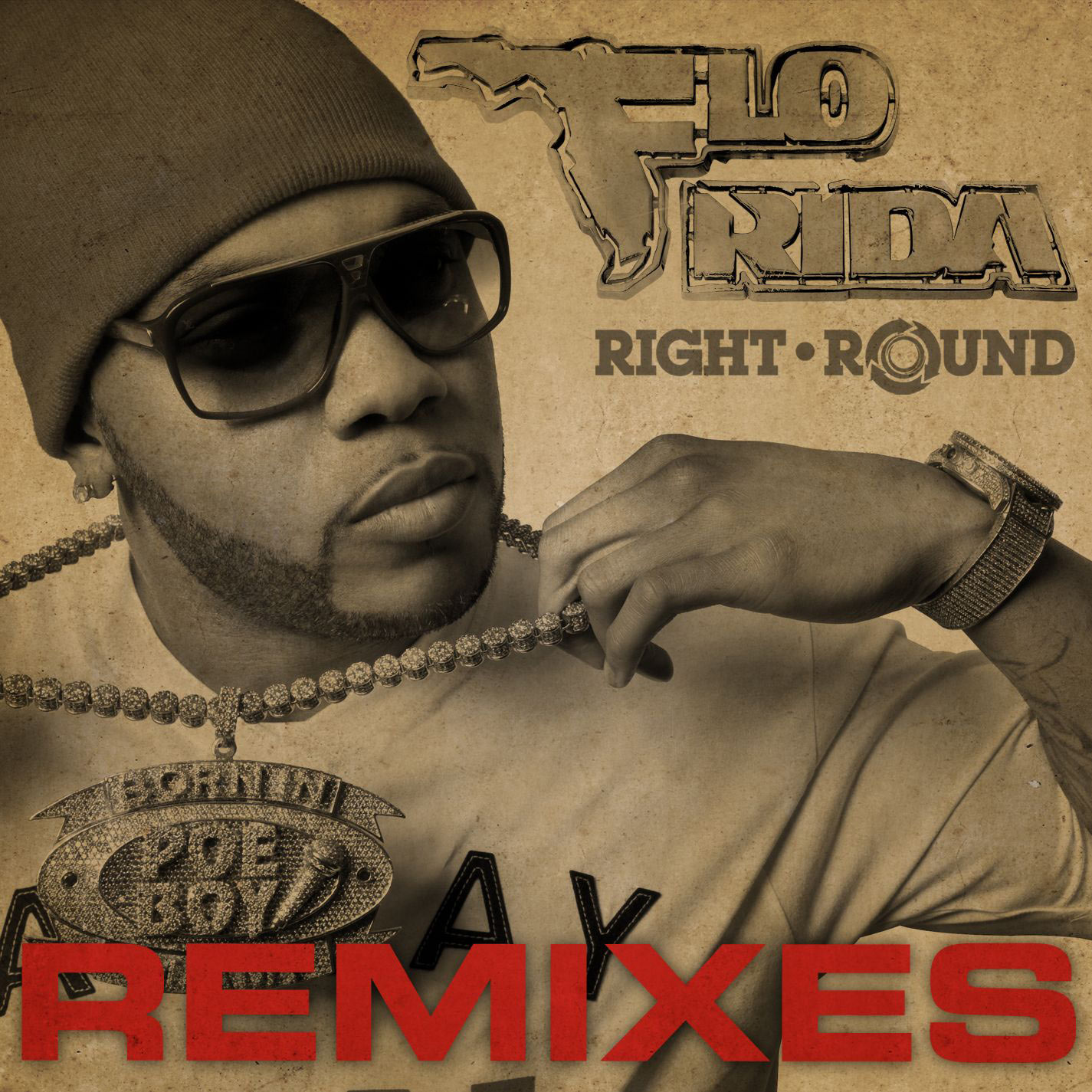 Flo Rida – Right Round (Remixes)【44.1kHz／16bit】法国区-OppsUpro音乐帝国