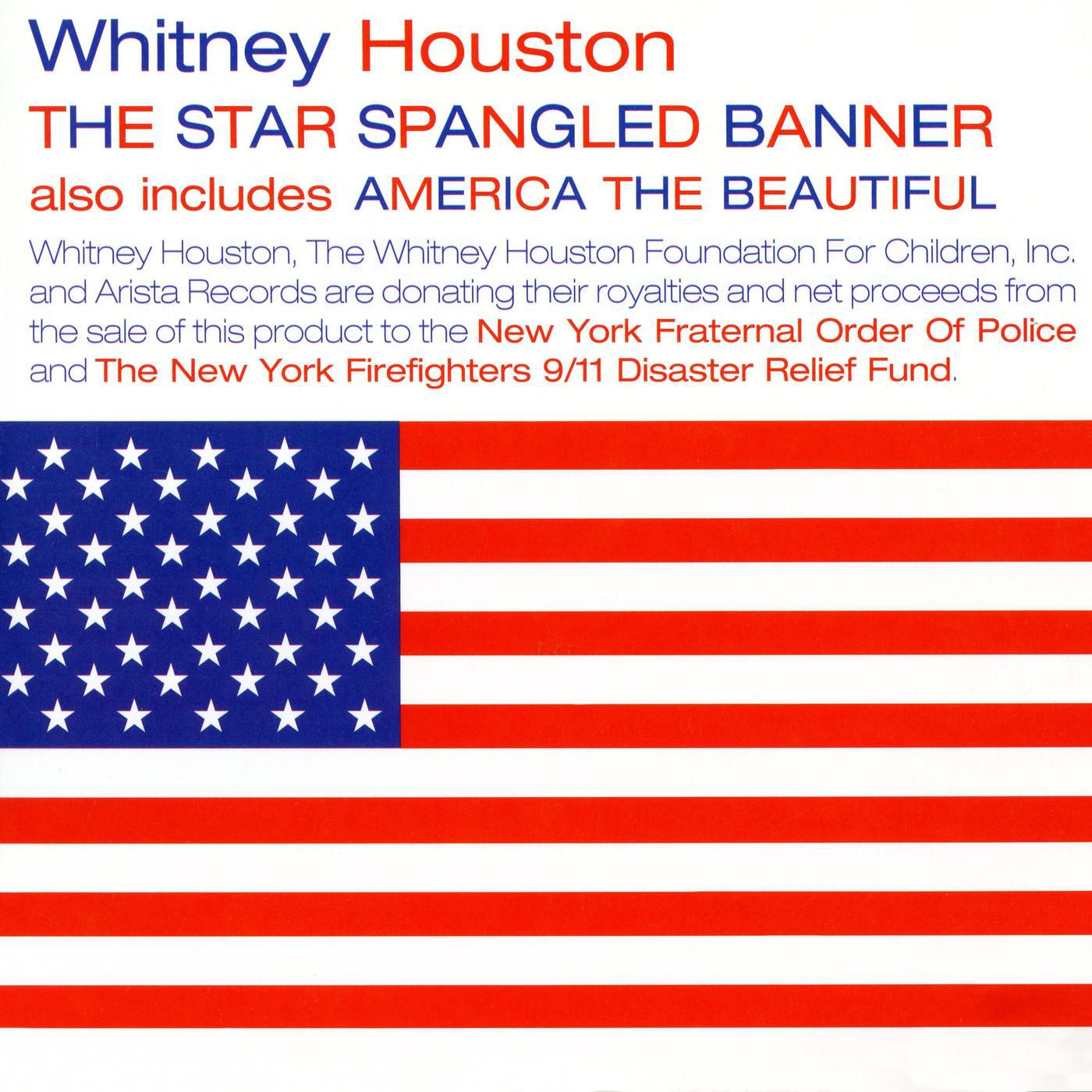 Whitney Houston – The Star Spangled Banner／America The Beautiful【44.1kHz／16bit】英国区-OppsUpro音乐帝国