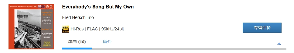 图片[2]-Fred Hersch Trio – Everybody’s Song But My Own-OppsUpro音乐帝国