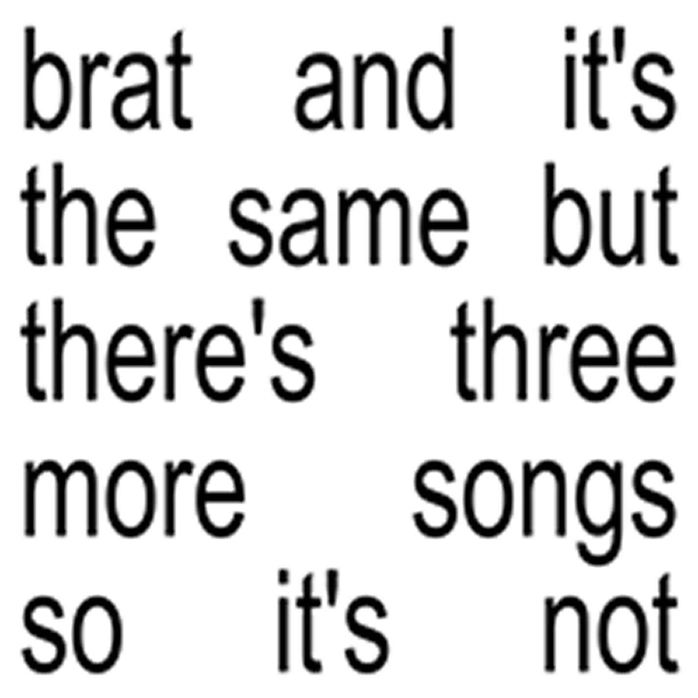 Charli XCX – Brat and it’s the same but there’s three more songs so it’s notⒺ【44.1kHz／24bit】爱尔兰区-OppsUpro音乐帝国