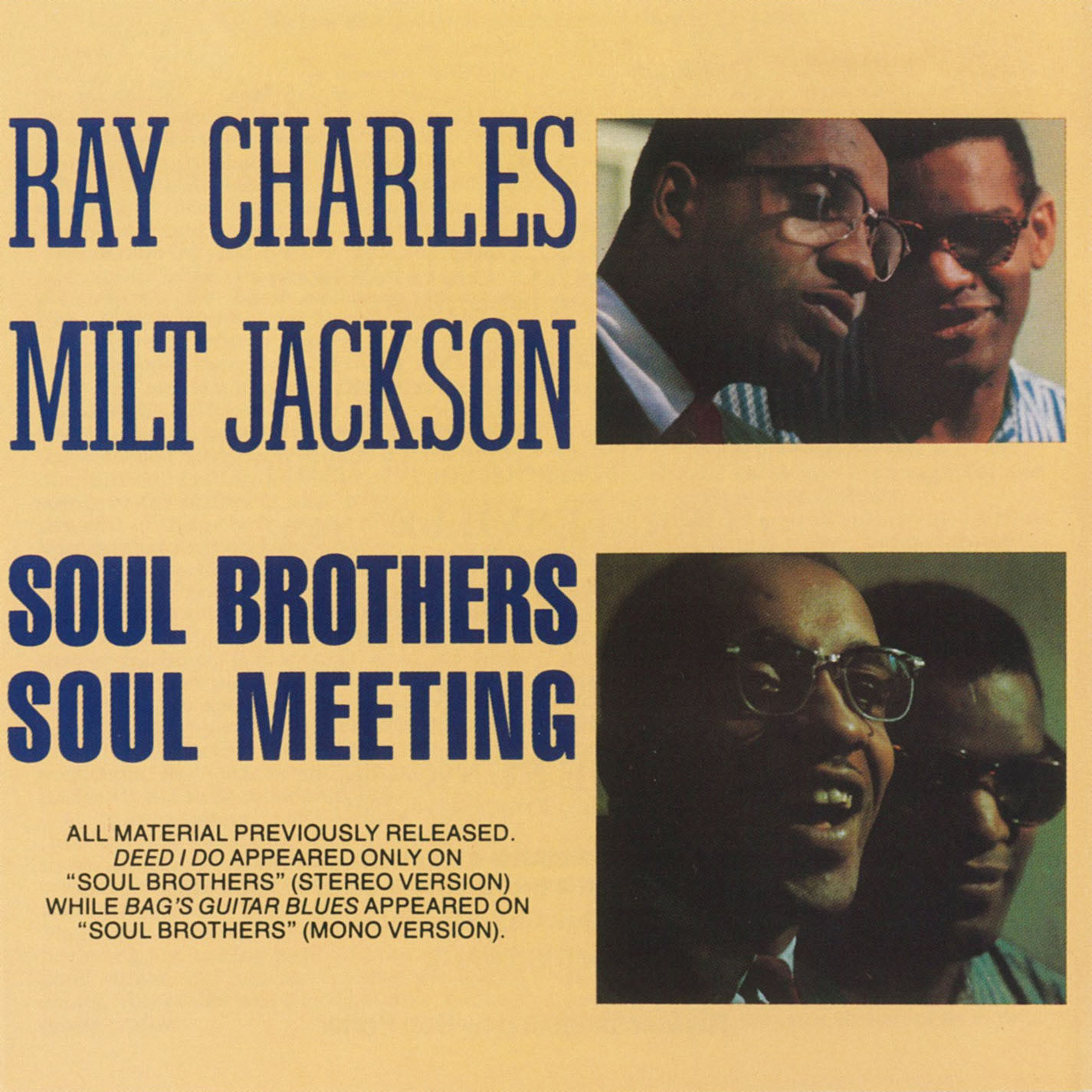 Ray Charles – Soul Brothers／Soul Meeting【44.1kHz／16bit】法国区-OppsUpro音乐帝国