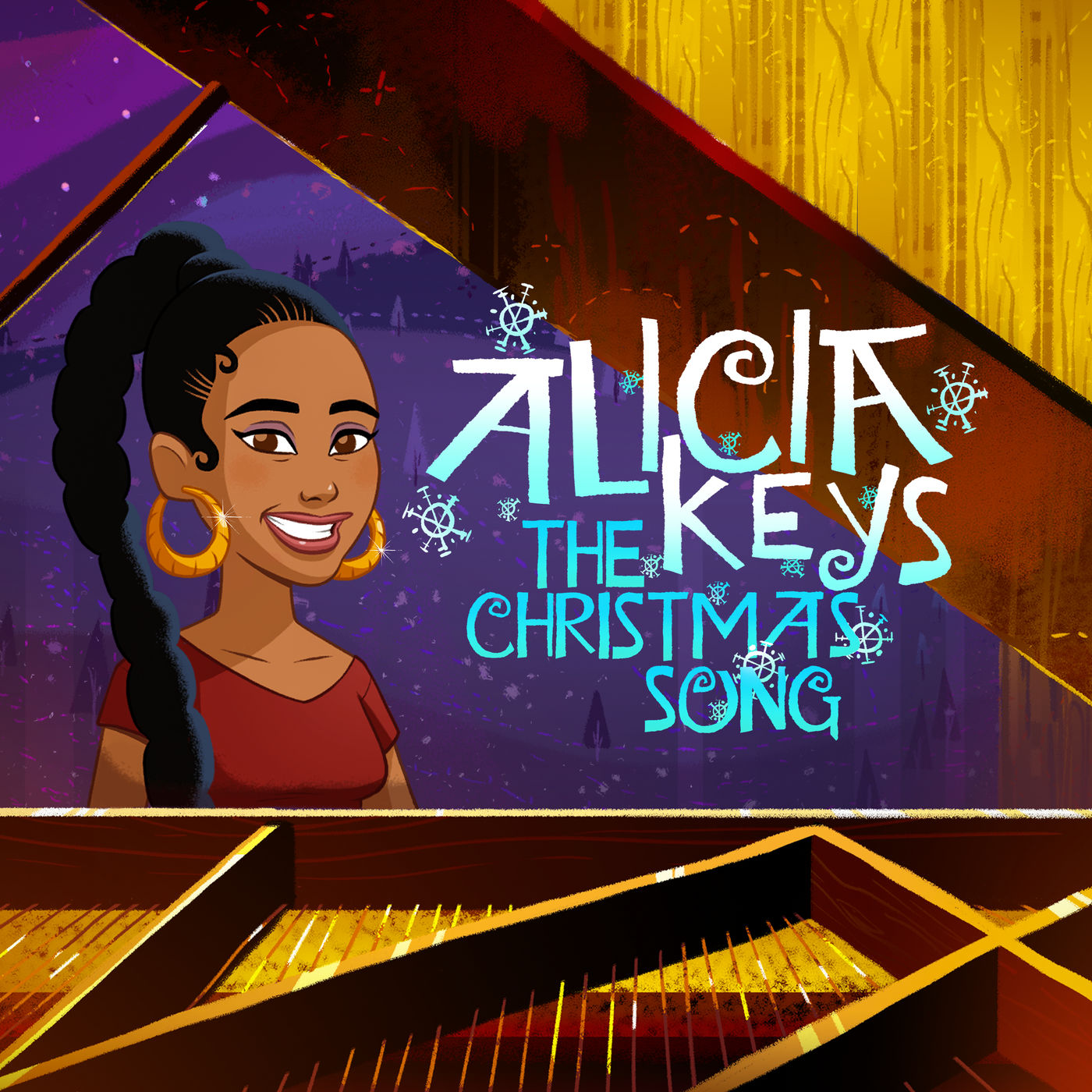 Alicia Keys – The Christmas Song【44.1kHz／16bit】美国区-OppsUpro音乐帝国