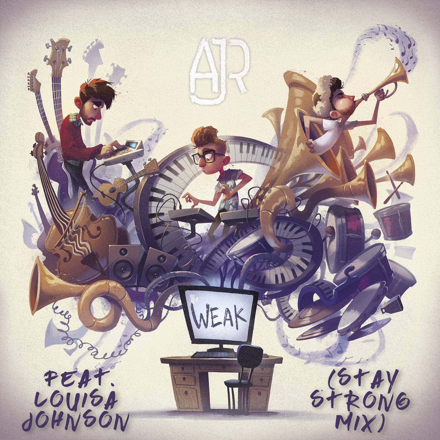 AJR – Weak (Stay Strong Mix)【44.1kHz／16bit】西班牙区-OppsUpro音乐帝国