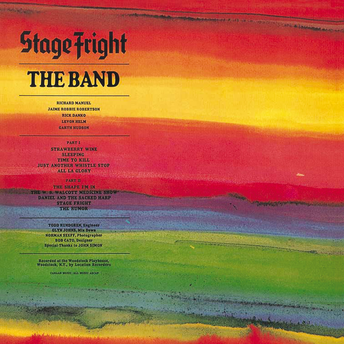 The Band – Stage Fright【96kHz／24bit】芬兰区-OppsUpro音乐帝国