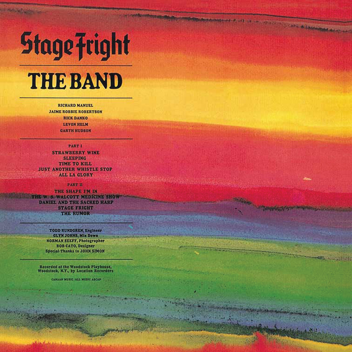 The Band – Stage Fright【192kHz／24bit】芬兰区-OppsUpro音乐帝国