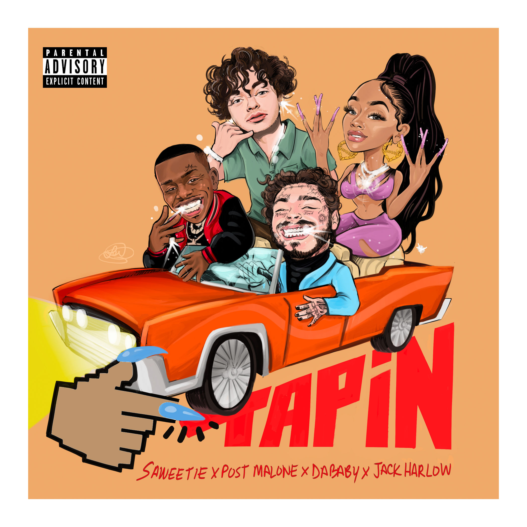 Post Malone – Tap In (feat. Post Malone, DaBaby ＆ Jack Harlow)Ⓔ【44.1kHz／24bit】英国区-OppsUpro音乐帝国