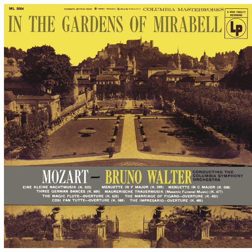 Bruno Walter – 莫扎特: 弦乐小夜曲 (Eine kleine Nachtmusik, K. 525) & 三首德国舞曲, K. 605 & 歌剧序曲 (瓦尔特 & 哥伦比亚交响乐团)-OppsUpro音乐帝国