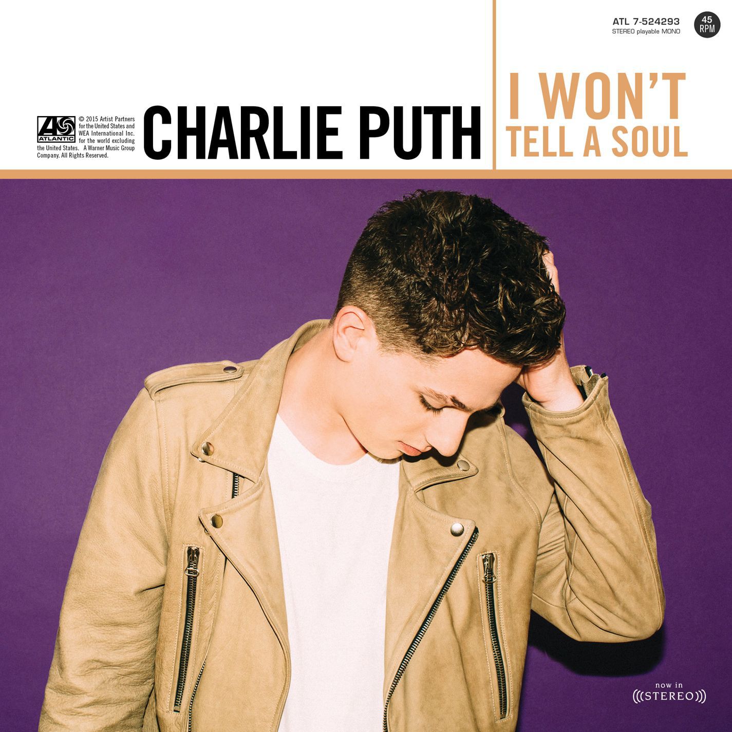 Charlie Puth – I Won＇t Tell a Soul【44.1kHz／24bit】西班牙区-OppsUpro音乐帝国