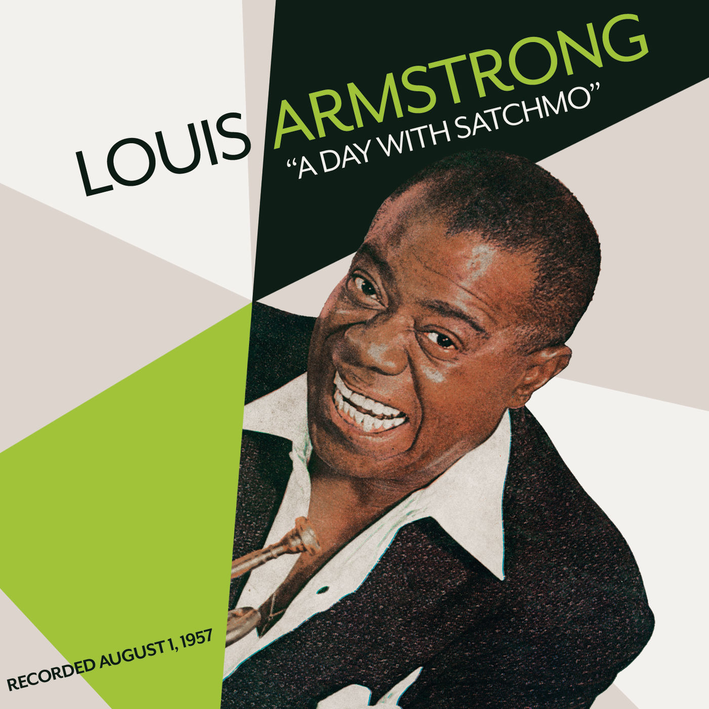 Louis Armstrong – A Day With Satchmo【44.1kHz／16bit】英国区-OppsUpro音乐帝国