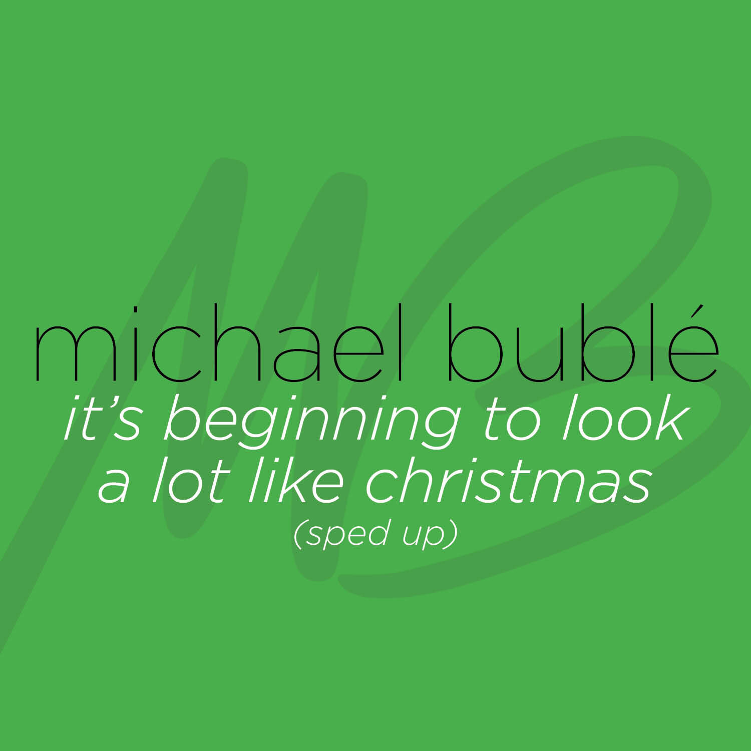 Michael Bublé – It＇s Beginning to Look a Lot like Christmas (Sped Up)【44.1kHz／24bit】荷兰区-OppsUpro音乐帝国