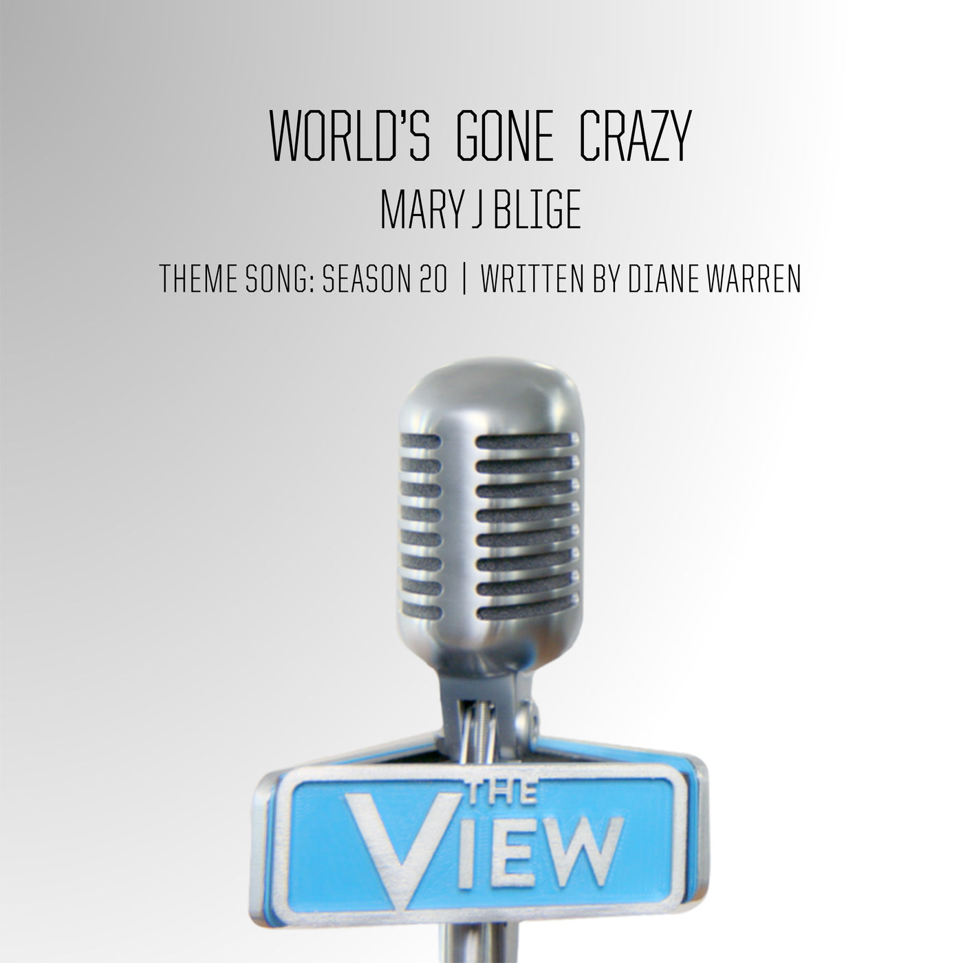 Mary J. Blige – World’s Gone Crazy (The View Theme Song： Season 20)【44.1kHz／16bit】法国区-OppsUpro音乐帝国