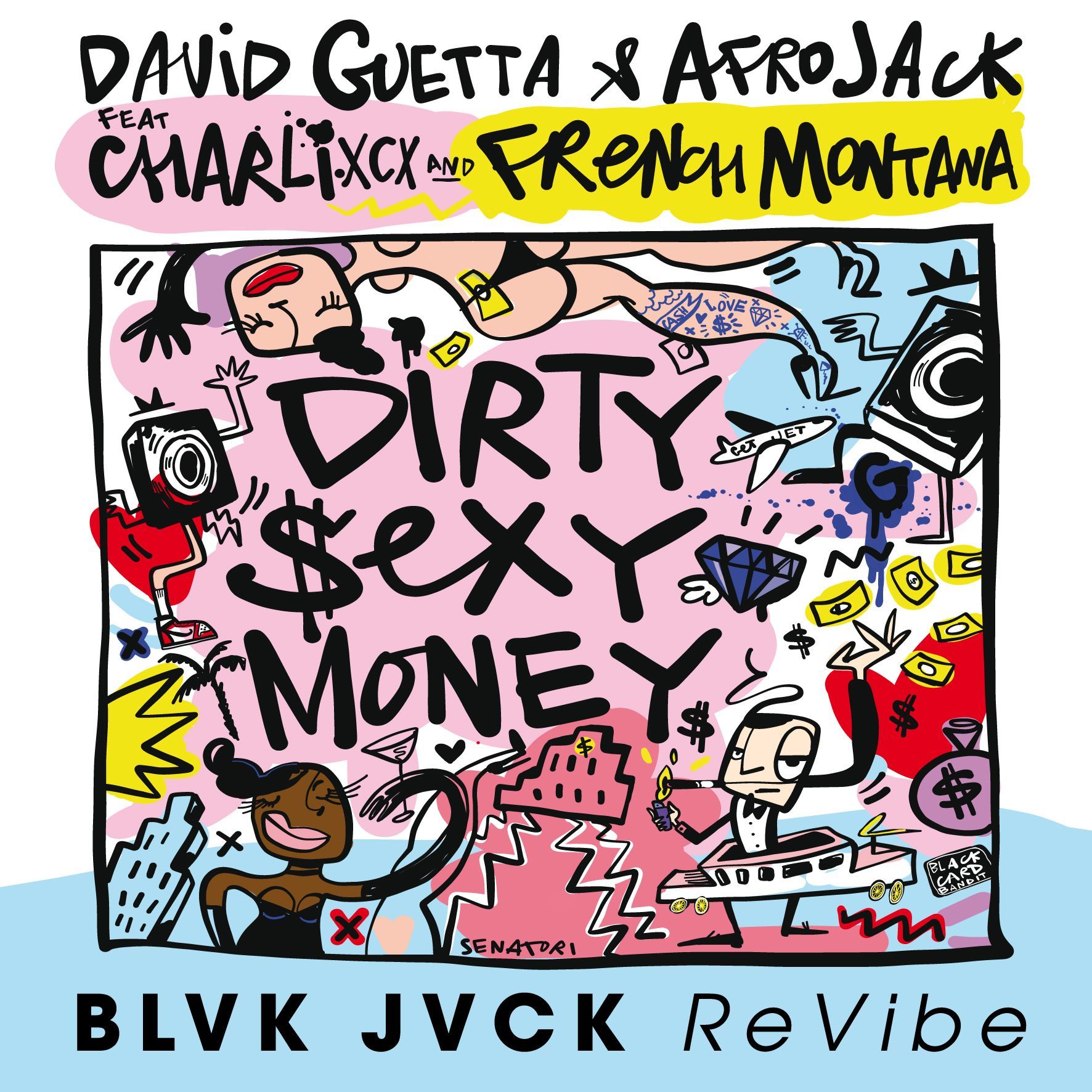 David Guetta – Dirty Sexy Money (feat. Charli XCX ＆ French Montana) (BLVK JVCK ReVibe)Ⓔ【44.1kHz／16bit】德国区-OppsUpro音乐帝国