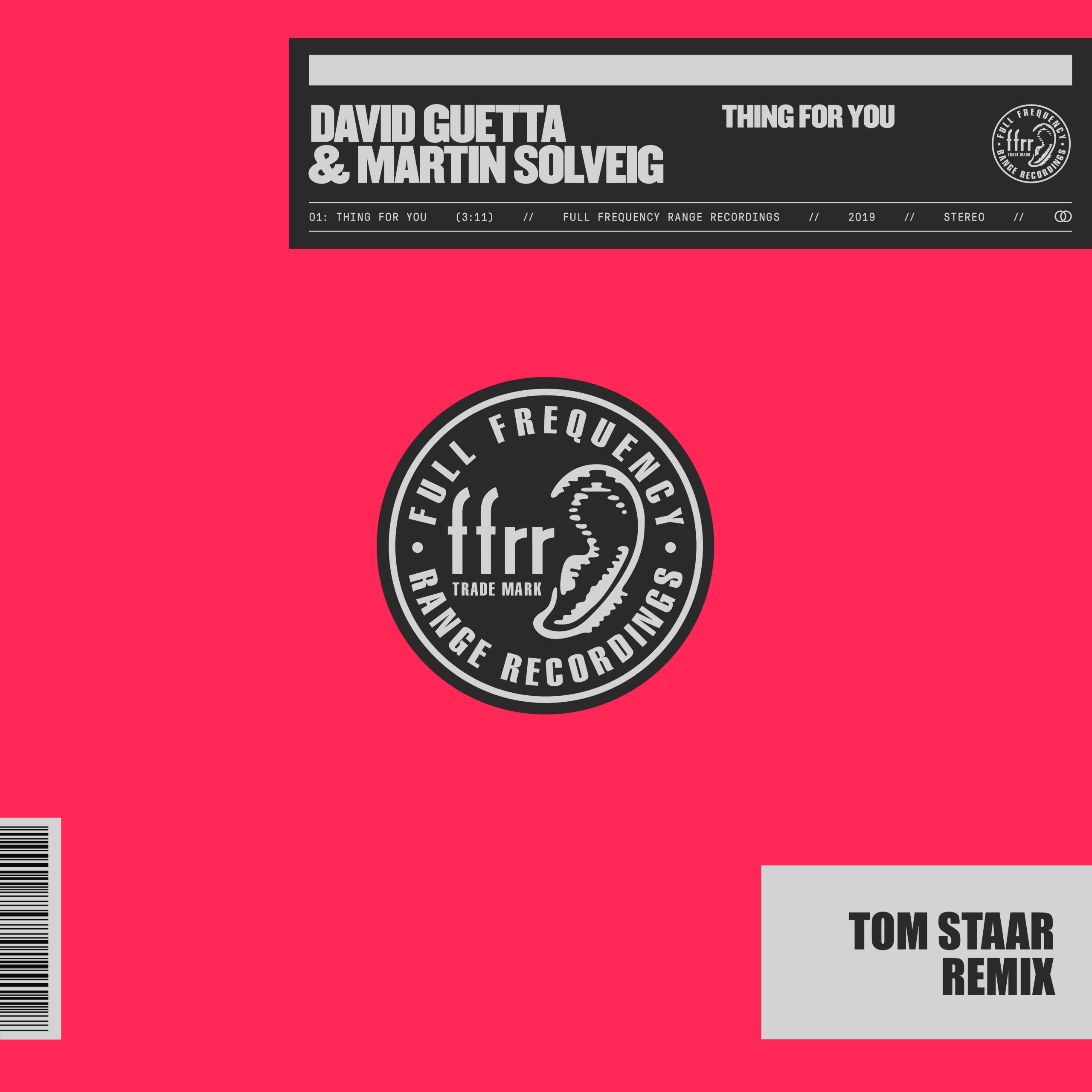 David Guetta – Thing For You (Tom Staar Remix; Extended)Ⓔ【44.1kHz／24bit】德国区-OppsUpro音乐帝国