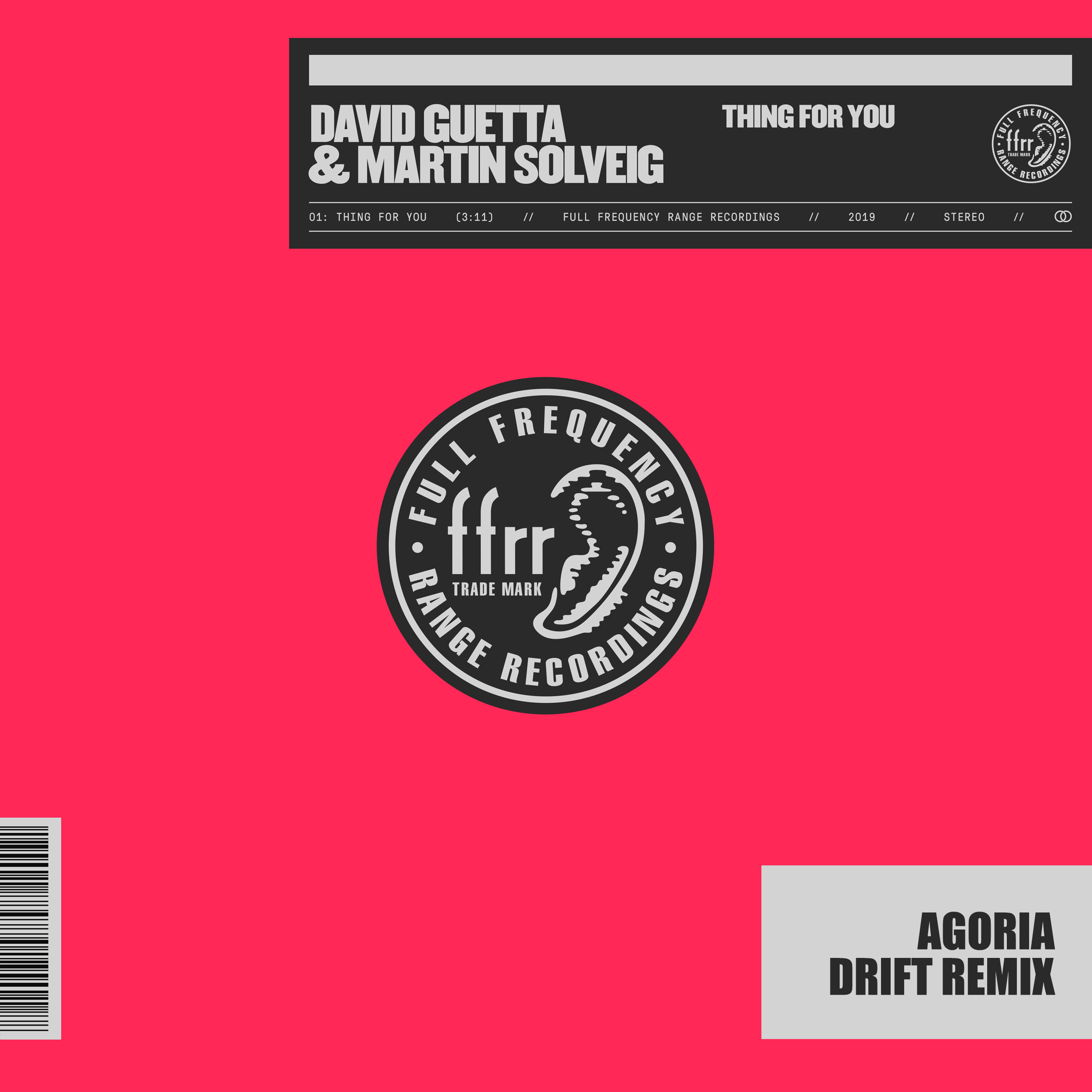 David Guetta – Thing For You (Agoria Drift Remix)Ⓔ【44.1kHz／24bit】德国区-OppsUpro音乐帝国